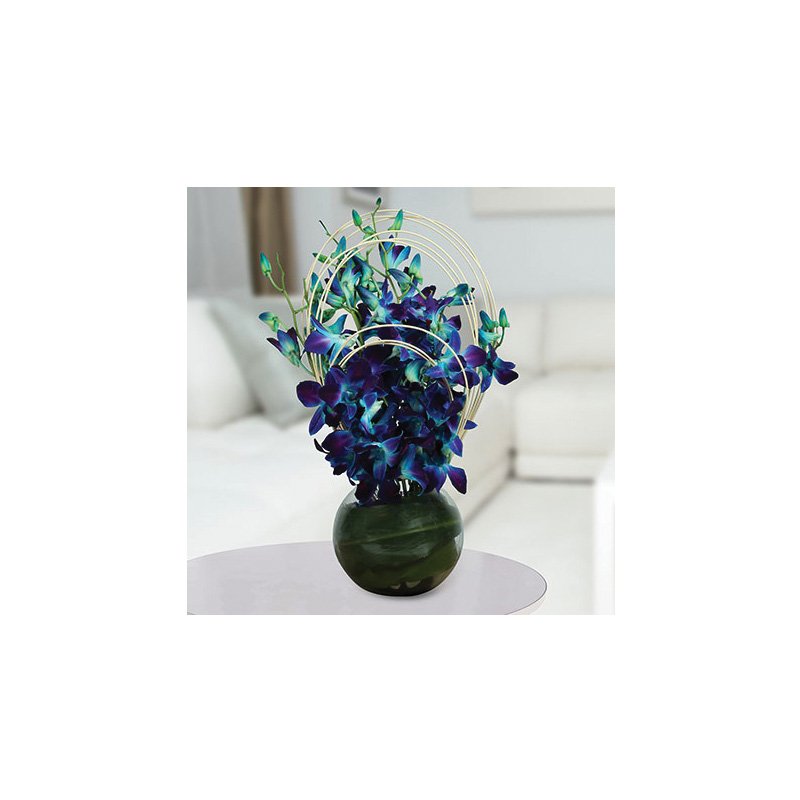 Blue Orchids Arrangement