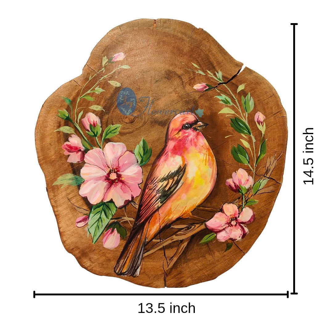 Sparrow Log Art - Image 3